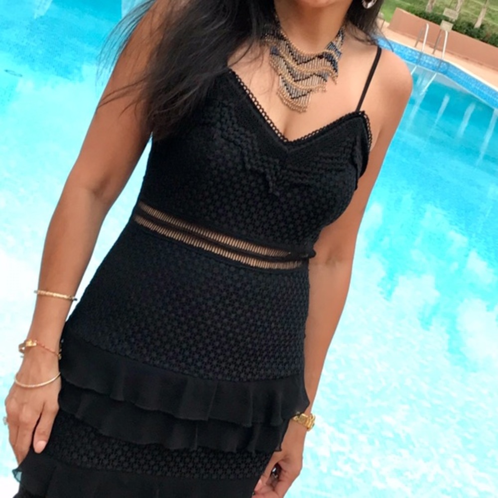 Sexy black dress